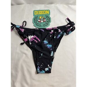 Dixxon Women Blueberry Bleach Tanning Swimsuit Bottom Size X Large